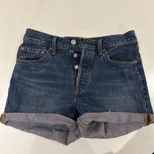 Levi’s Shorts Dark Blue 501